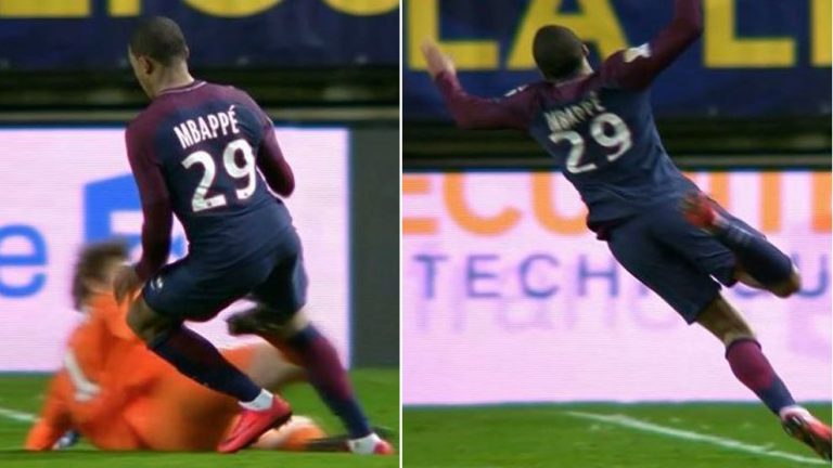 Injury scare for Mbappe in Amiens