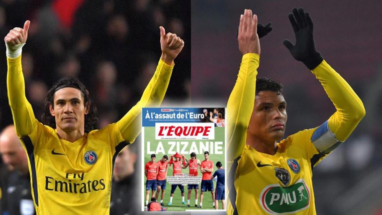 PSG dressing room fracas between Thiago Silva and the Argentine-Uruguayan clan