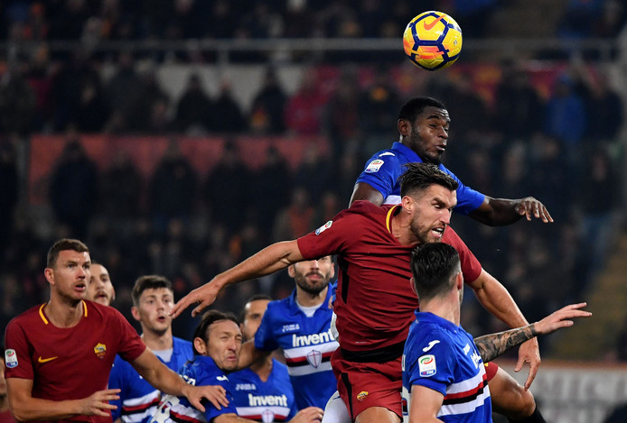 Roma ziet Sampdoria naderen na zeperd in eigen huis