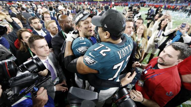 Eagles-held Foles voelt zich gezegend na historische Super Bowl-winst