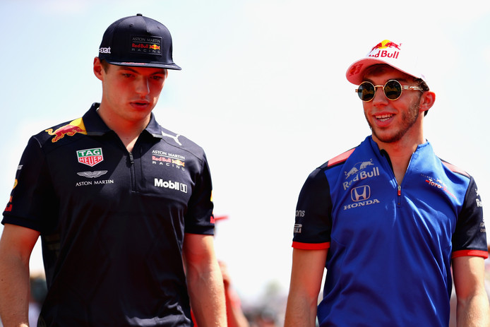 Gasly nieuwe teamgenoot van Verstappen