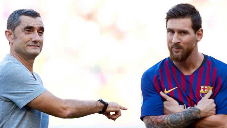 Barça-trainer fluit Messi terug