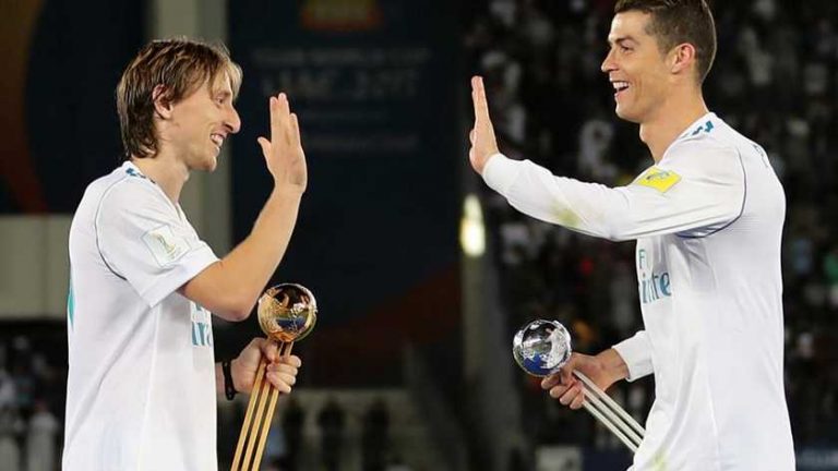 UEFA kiest Modric, Ronaldo of Salah
