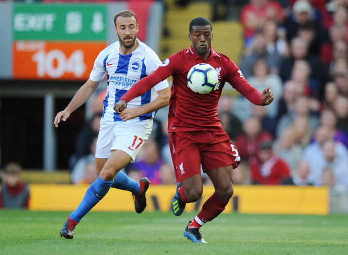 Klopp prijst Wijnaldum voor ‘briljante rol’ op middenveld Liverpool