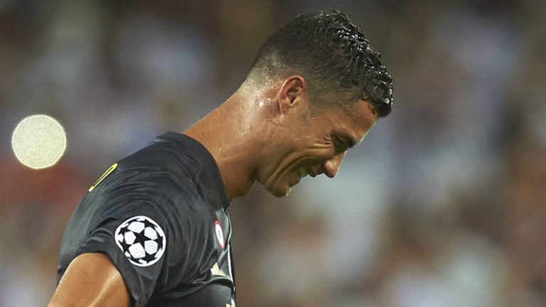 Allegri over huilende Ronaldo: ‘Met een VAR was hij niet weggestuurd’