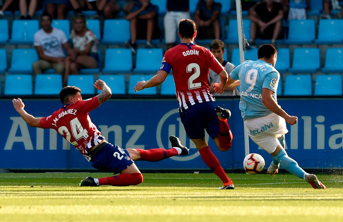 Atlético Madrid pijnlijk onderuit bij Celta de Vigo
