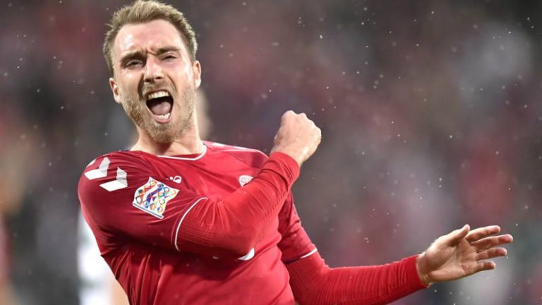 Eriksen schiet Denemarken langs Wales in Nations League
