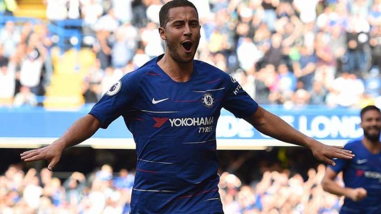 Hazard in spoor van Hasselbaink bij zege Chelsea