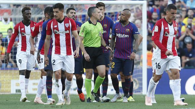 Barcelona lijdt ook tegen Bilbao puntenverlies, Real en Atlético scoren niet