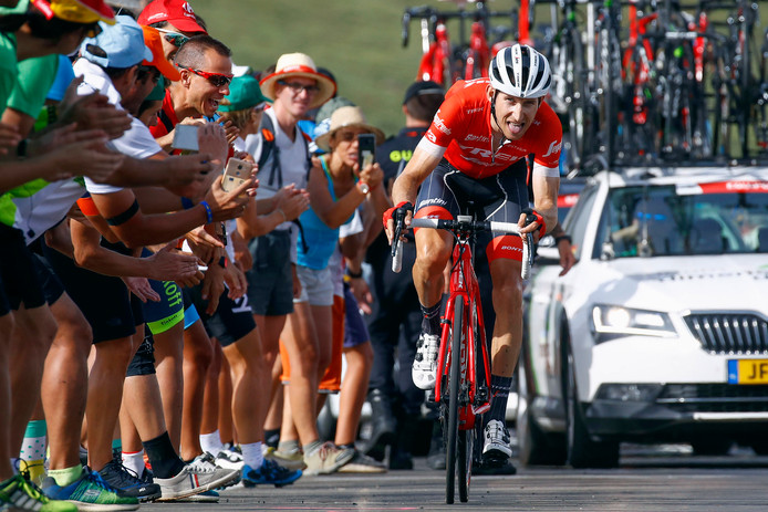Het lachen vergaat Bauke Mollema