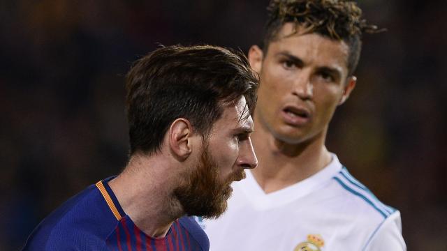 Messi verrast door vertrek Ronaldo bij Real Madrid