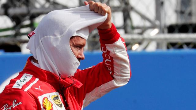Vettel wijt spin in eerste ronde Grand Prix Italië aan Hamilton
