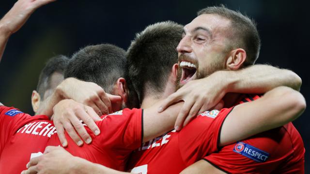 Vitesse-icoon Kashia wint met Georgië eerste duel ooit in Nations League