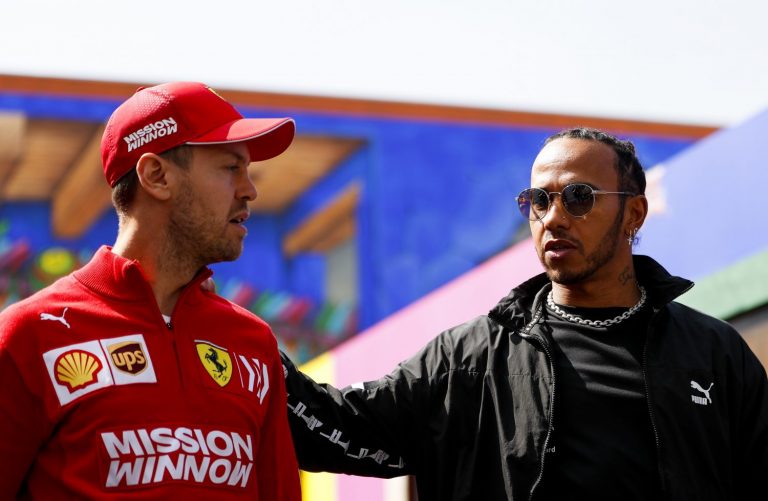 Hamilton en Vettel lijken voorbeeld McLaren-duo te volgen en leveren in