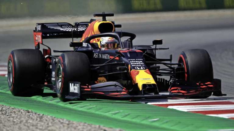 Max Verstappen start GP Spanje vanaf vertrouwde derde plek