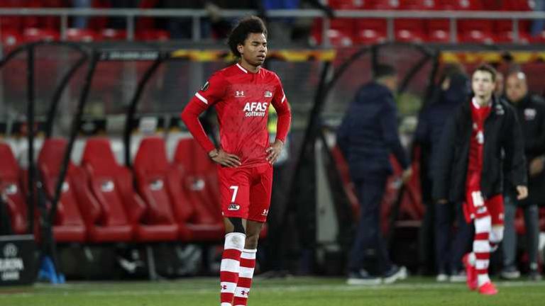 Calvin Stengs sluit aan bij groepstraining AZ