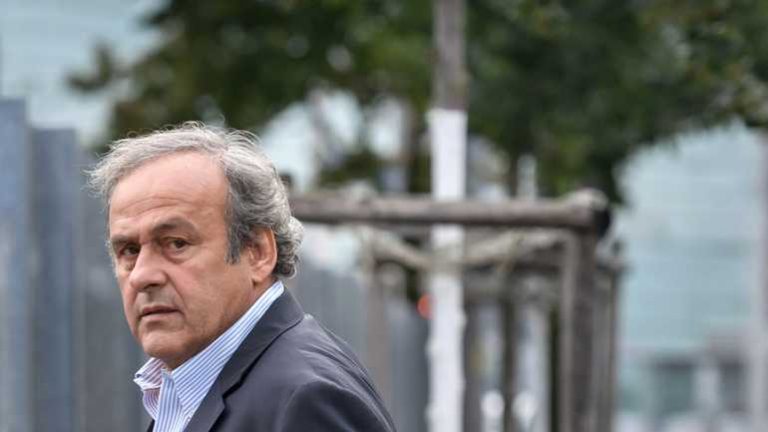 Oud-voorzitter Michel Platini van UEFA voor Zwitserse rechter