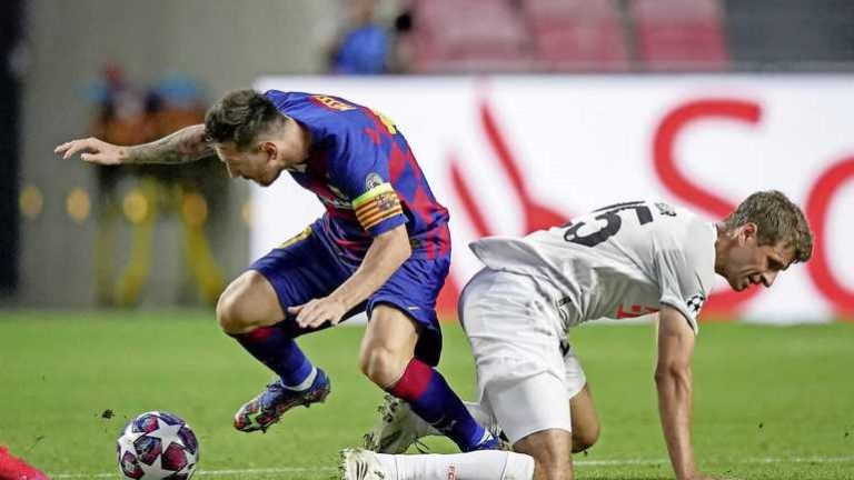Bayern-speler Thomas Müller: vertrek Lionel Messi bij Barcelona ’heel interessant’