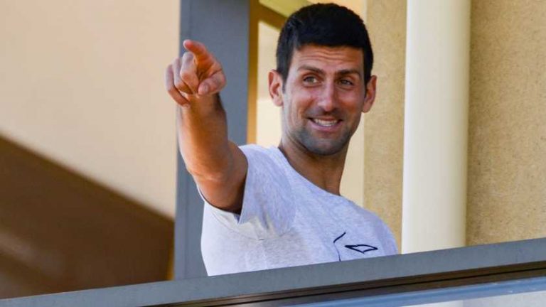 Novak Djokovic werkt Australië op de zenuwen