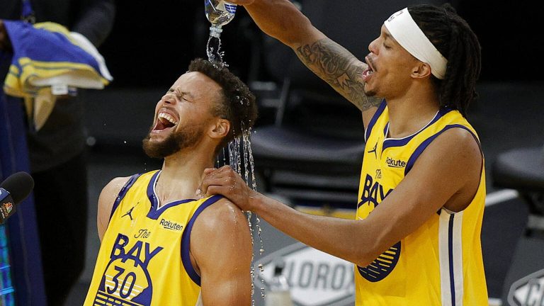 NBA-ster Curry door het dolle heen met recordscore van 62 punten