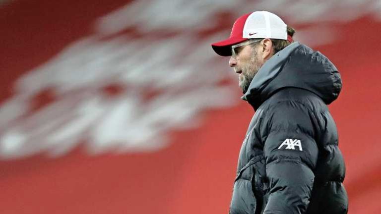 Liverpool-manager Klopp hoopt op ommekeer tegen Manchester United