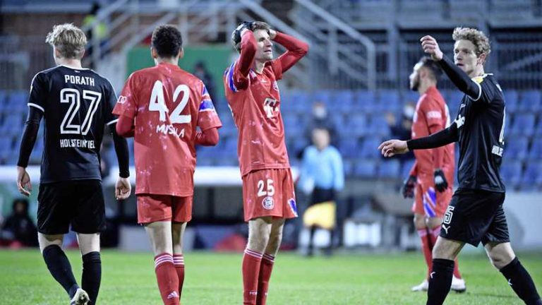 Holstein Kiel stunt en knikkert Bayern München uit Duitse beker