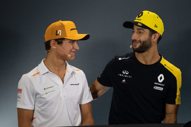 Norris klaar voor de strijd: ‘Ricciardo zal heus geen tienden per rondje sneller dan Sainz zijn’