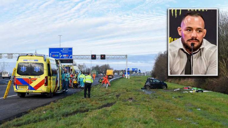 Kickbockser Robin van Roosmalen gewond na ongeluk op A2, zus Melissa (29) komt om