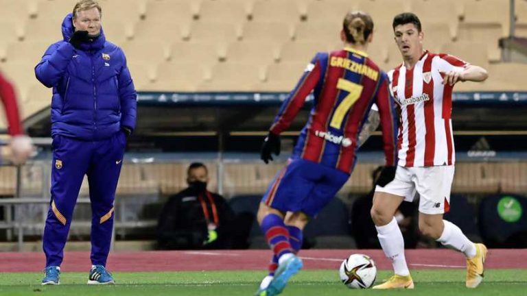 Koeman grijpt naast eerste prijs met FC Barcelona, rood voor Messi
