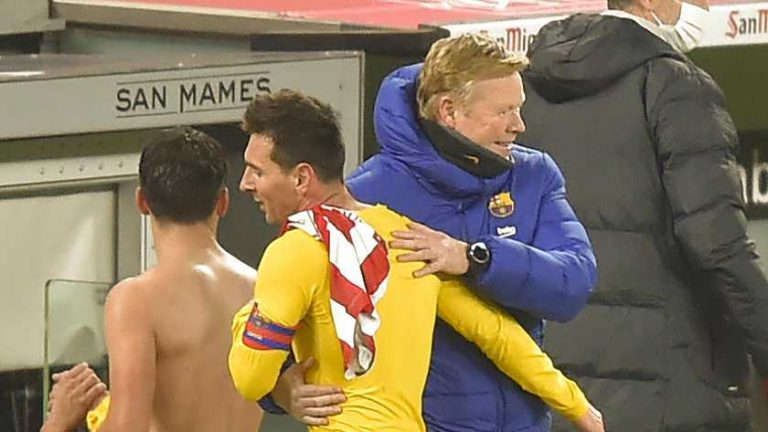 Ronald Koeman gelooft weer in titel na sterk optreden FC Barcelona