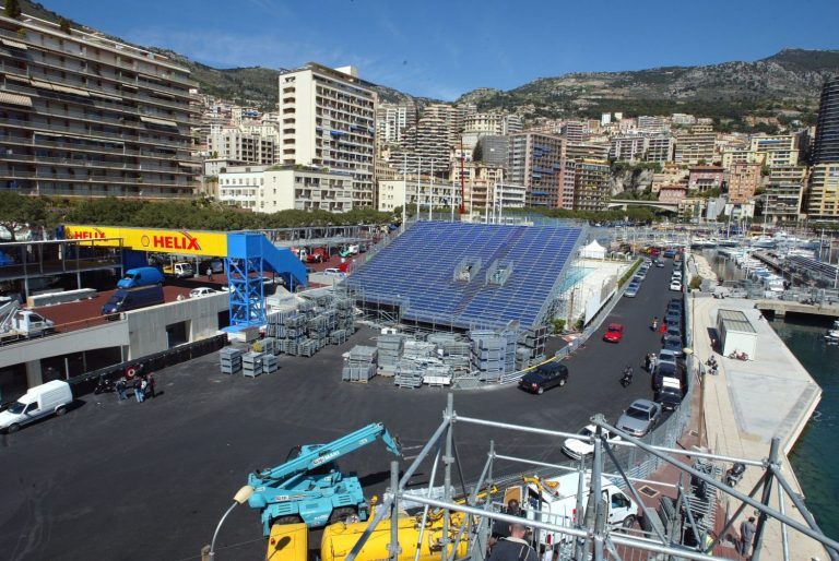 Monaco begint volgende week gewoon met werk aan circuit voor Grand Prix in mei