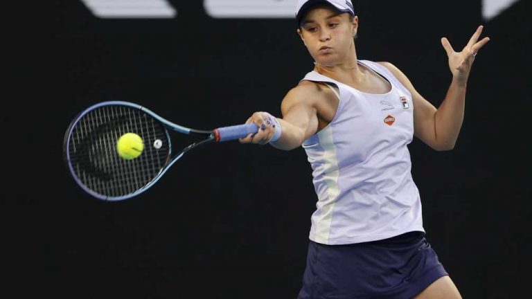 Ashleigh Barty slacht opponente bij Australian Open