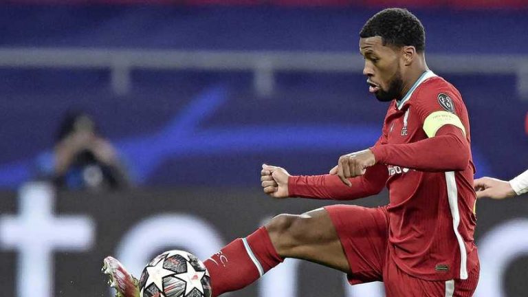Georginio Wijnaldum treft bij laatste 8 Champions League Real Madrid met Liverpool
