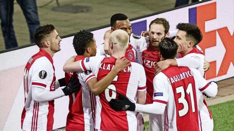 Ajax treft AS Roma in de kwartfinale van de Europa League