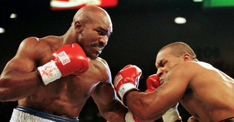 Veteranengevecht op komst? Evander Holyfield (58) daagt Mike Tyson (54) opnieuw uit