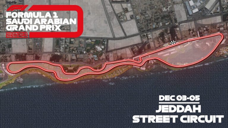Snelste stratencircuit ooit? Dit is het circuit voor de GP van Saoedi-Arabië in Jeddah