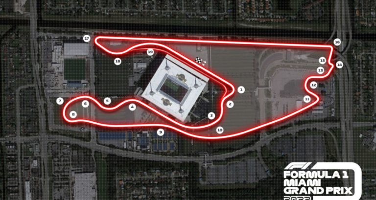Een rondje onboard over het nieuwe F1-circuit in Miami
