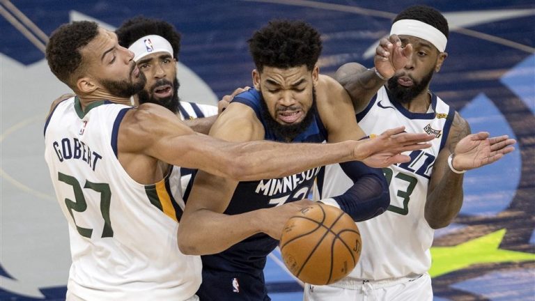 Minnesota Timberwolves weer te sterk voor Utah Jazz in NBA
