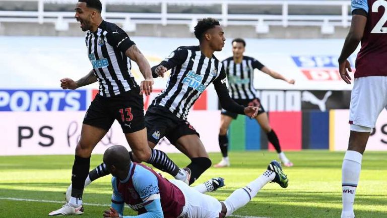 Dure nederlaag West Ham United in Newcastle