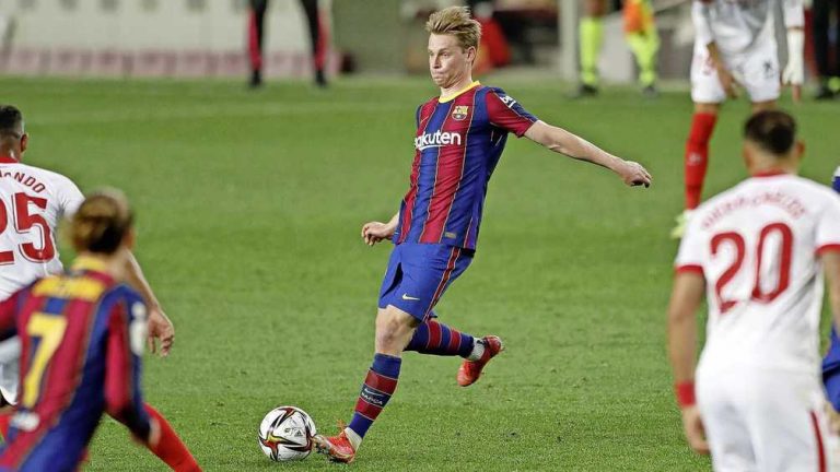 De Jong passkoning van Spanje: ’Alle ballen op Frenkie’