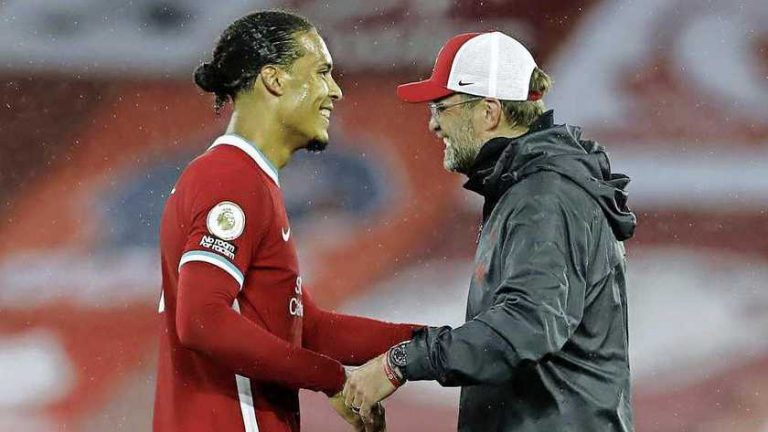 Klopp tempert verwachtingen rond herstel Virgil van Dijk