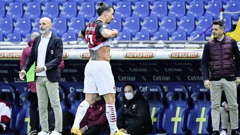 Merkwaardige rode kaart Zlatan Ibrahimovic verhindert zege AC Milan niet