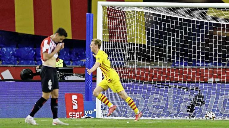Eerste prijs Ronald Koeman met Barcelona, hoofdrol Frenkie de Jong