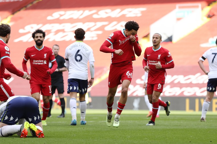 Liverpool na vier maanden eindelijk verlost van vloek op Anfield
