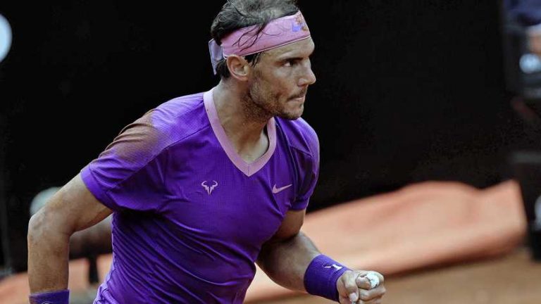 Rafael Nadal wint intens gevecht van Alexander Zverev in Rome