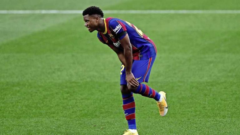 FC Barcelona-talent Ansu Fati weer onder het mes