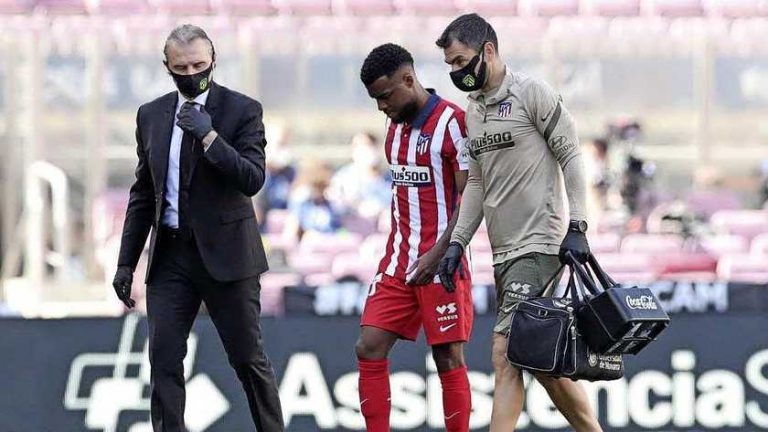 Tegenvaller Atletico in titelrace: Lemar voorlopig uitgeschakeld