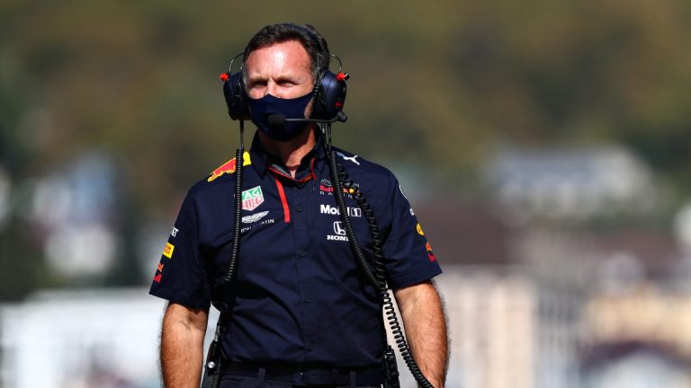Voor Horner is het glas halfvol: ‘Met Hamilton op P7 is dit een goede situatie voor ons’