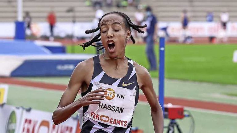 Sifan Hassan is zelfs blij dat ze haar wereldrecord zo snel kwijt is