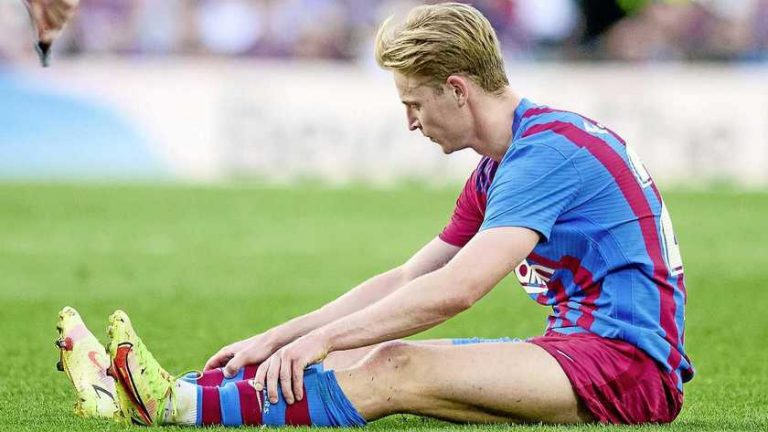 Hamstringblessure houdt Frenkie de Jong aan de kant bij FC Barcelona